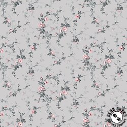 Clothworks Audrey Dainty Vine Light Gray Clothworks Audrey Dainty Vine Light Gray