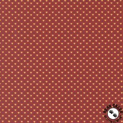 Moda Sally's Stiches Sweetheart Turkey Red Moda Sally's Stiches Sweetheart Turkey Red
