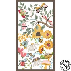 Blank Quilting Nature's Symphony Panel White Blank Quilting Nature's Symphony Panel White