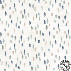 P&B Textiles Lakeside Days Allover Trees Cream P&B Textiles Lakeside Days Allover Trees Cream