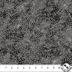 Northcott Spellbound Spider Web Black/Multi Northcott Spellbound Spider Web Black/Multi