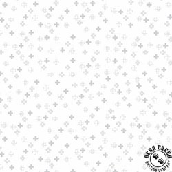 Andover Fabrics Conway Cottage Plus Point White Andover Fabrics Conway Cottage Plus Point White