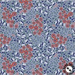 Windham Fabrics Front Porch Ditsy Garden Powder Blue