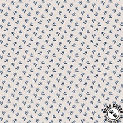 Riley Blake Designs Serenity Blues Tiny Floral Beige