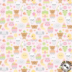 Riley Blake Designs Bundle of Joy Main Pink