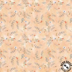 Clothworks Serenity Fronds Orange