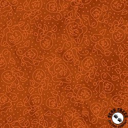 Maywood Studio Spooky Stitches Pumpkins Orange Maywood Studio Spooky Stitches Pumpkins Orange