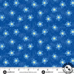 Andover Fabrics Thousand Steps Sea Urchin Cobalt
