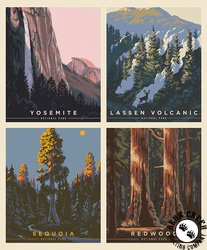Riley Blake Designs National Parks Block Panel California