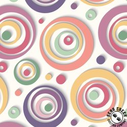 Studio E Fabrics Another Dimension Rings and Dots Tertiary Studio E Fabrics Another Dimension Rings and Dots Tertiary