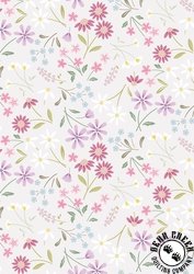 Lewis and Irene Fabrics Pressed Flowers Sleeping Bloom Pale Mink Lewis and Irene Fabrics Pressed Flowers Sleeping Bloom Pale Mink