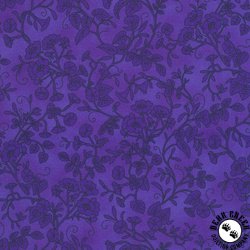 Robert Kaufman Fabrics Georgina Vines Midnight Purple