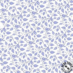 Henry Glass Berrylicious Blueberries Vine White/Blue Henry Glass Berrylicious Blueberries Vine White/Blue