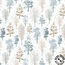 Blank Quilting Winter Whispers Winter Trees White Blank Quilting Winter Whispers Winter Trees White