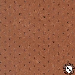 Moda Quail Run Triangle Dot Pumpkin