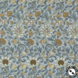 Moda Morris Manor Evenlode Florals Sky Moda Morris Manor Evenlode Florals Sky