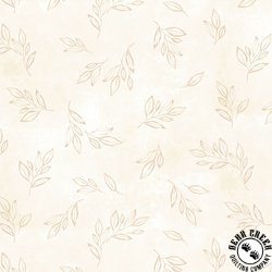 P&B Textiles Floral Chic Tonal Tossed Leaves Ecru P&B Textiles Floral Chic Tonal Tossed Leaves Ecru