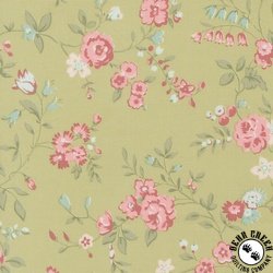 Moda Abide Main Floral Light Green