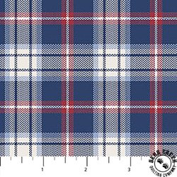 Northcott Cowboy Blues Large Check Cream/Multi Northcott Cowboy Blues Large Check Cream/Multi
