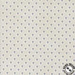 Moda Sally's Stitches Little Bell Blue Sky Moda Sally's Stitches Little Bell Blue Sky