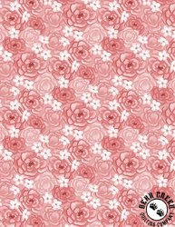 Wilmington Prints Darlin' Garden Tonal Florals Pink