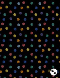 Wilmington Prints Fe-Line Frisky Yarn Balls Black Wilmington Prints Fe-Line Frisky Yarn Balls Black