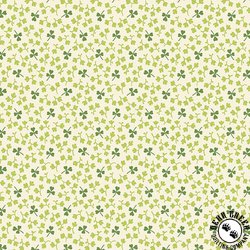 Andover Fabrics Little Clover Field White Andover Fabrics Little Clover Field White