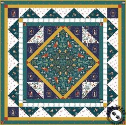 Midnight Forest Woodland Magic Free Quilt Pattern