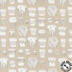 Moda Potted Pots Pebble