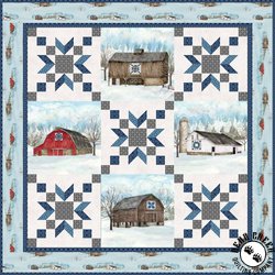 Winter Barn Quilt Free Quilt Pattern