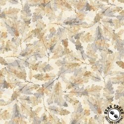 P&B Textiles Golden Hour Scattered Leaves Beige P&B Textiles Golden Hour Scattered Leaves Beige