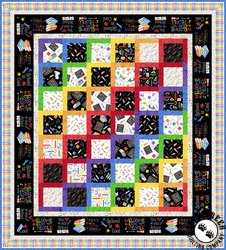 School is Cool II Free Quilt Pattern