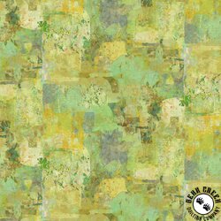 Clothworks Painter's Joy Patchwork Olive