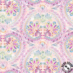 In The Beginning Fabrics Daydreams Floral Paisley Multi In The Beginning Fabrics Daydreams Floral Paisley Multi