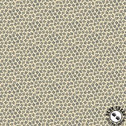 Marcus Fabrics Sturbridge Village Charm Trileaf Blue