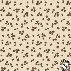 Clothworks Perfect Blend Coffee Beans Light Khaki