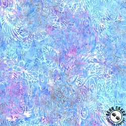 Timeless Treasures Tonga Batik Mayfair Sea Plants Delphinium