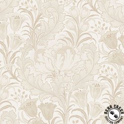 Marcus Fabrics Nouveau 108 Inch Wide Backing Fabric Floral with Acanthus Leaves Cream