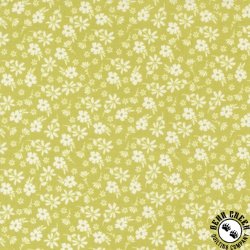 Moda Delightfully Yours Blossoms Chartreuse Moda Delightfully Yours Blossoms Chartreuse