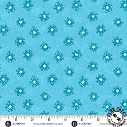 Andover Fabrics Thousand Steps Sea Urchin Turquoise Waters