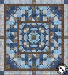 Inside Out Batiks (Blue) Free Quilt Pattern