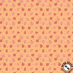 Riley Blake Designs Summer Skies and Fireflies Raspberries Orange Riley Blake Designs Summer Skies and Fireflies Raspberries Orange