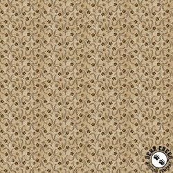 Marcus Fabrics Dear Scarlet Vintage Garden Tan Marcus Fabrics Dear Scarlet Vintage Garden Tan