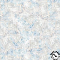Clothworks Naturescape Marbling Mist Gray