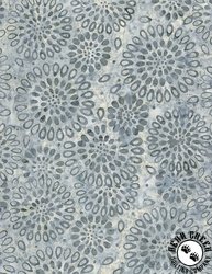 Wilmington Prints Granite Bay Batik Petal Burst Gray