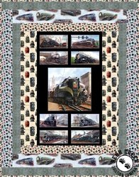 All Aboard Free Quilt Pattern by Elizabeth Studio All Aboard Free Quilt Pattern by Elizabeth Studio