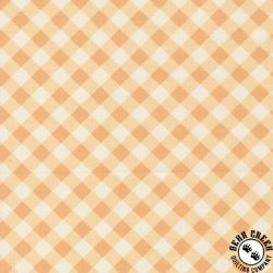 Moda Pastel Prairie Gingham Apricot