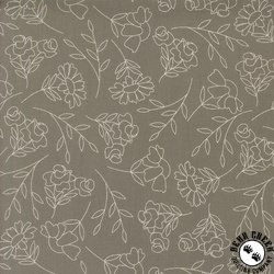 Moda Abloom Springtime Sketch Slate Moda Abloom Springtime Sketch Slate