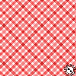Maywood Studio Kimberbell Star Spangled Beauty Bias Gingham Pink/Red Maywood Studio Kimberbell Star Spangled Beauty Bias Gingham Pink/Red
