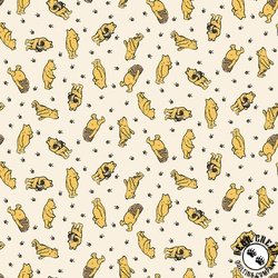Riley Blake Designs Winnie The Pooh Toss Cream Riley Blake Designs Winnie The Pooh Toss Cream